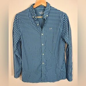 Vineyard Vines Blue Button Down Lightweight Performance Shirt Boys Large